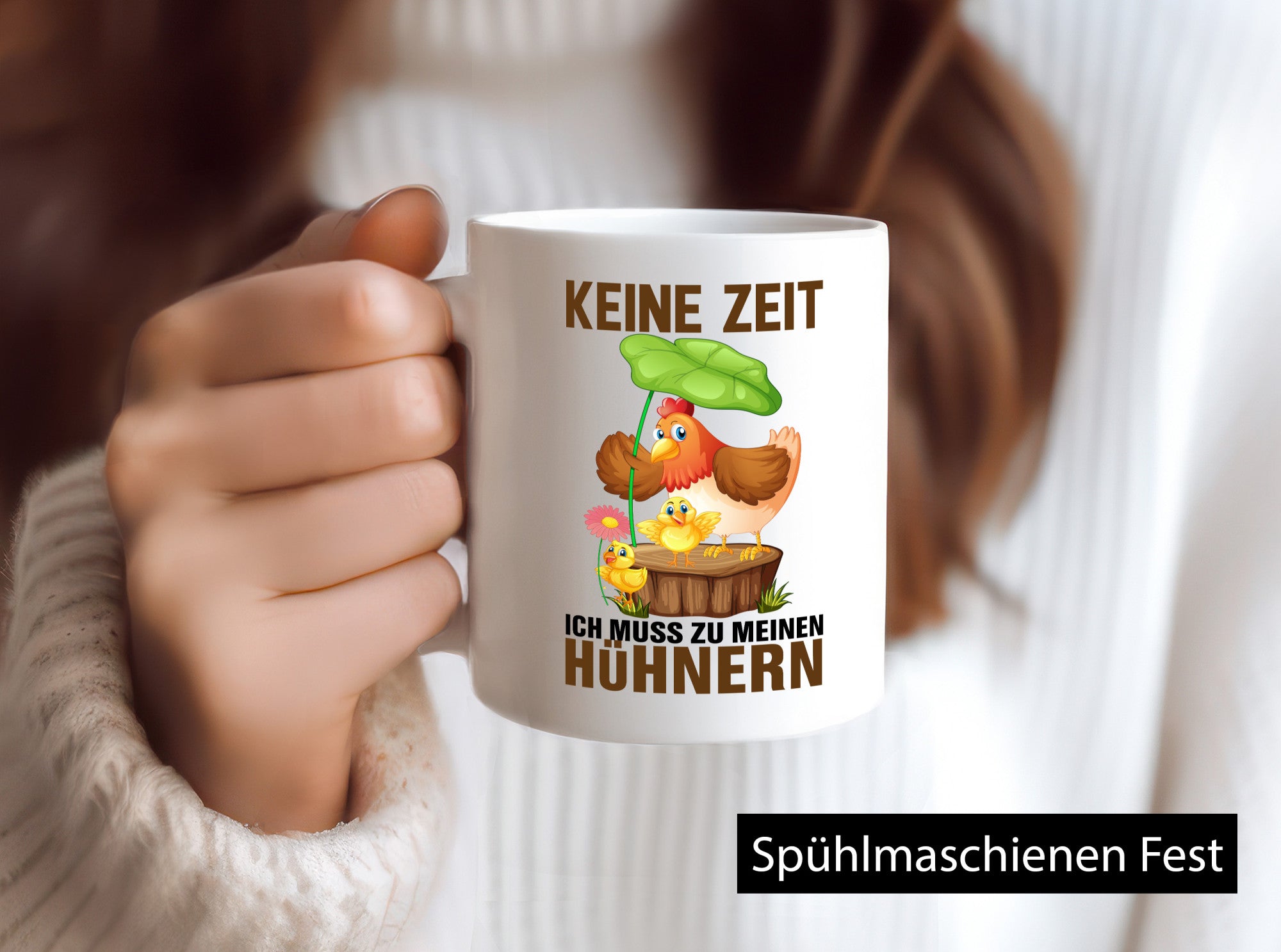 Keine Zeit muss zu meinen Hühner | Hühnerstall Geschenk Humor Geschenkidee