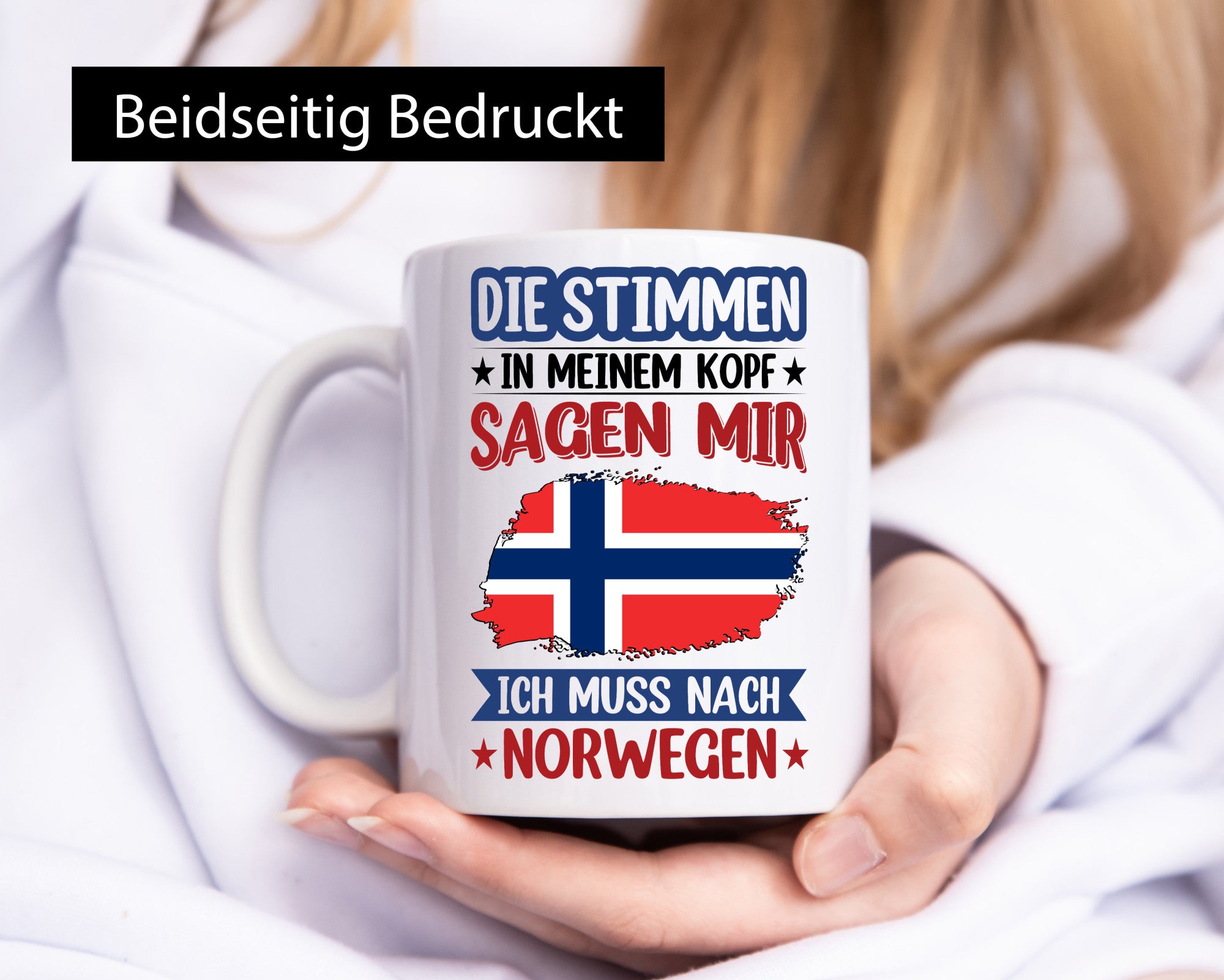Norwegen | Urlaub Stimmen in meinem Kopf Traumland v2 lustig Humor Geschenkidee