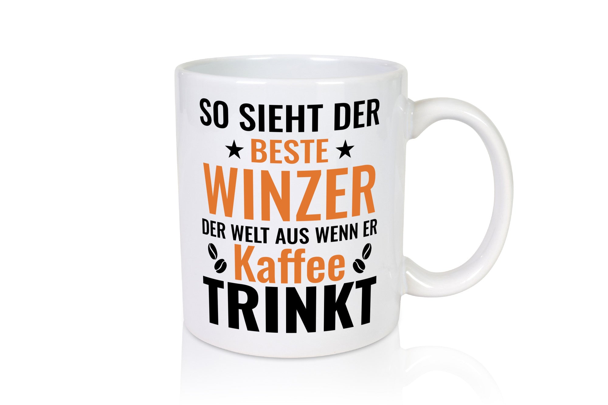 Kaffee trinkt: Winzer | Weinbauer Wein Humor Geschenkidee Tasse