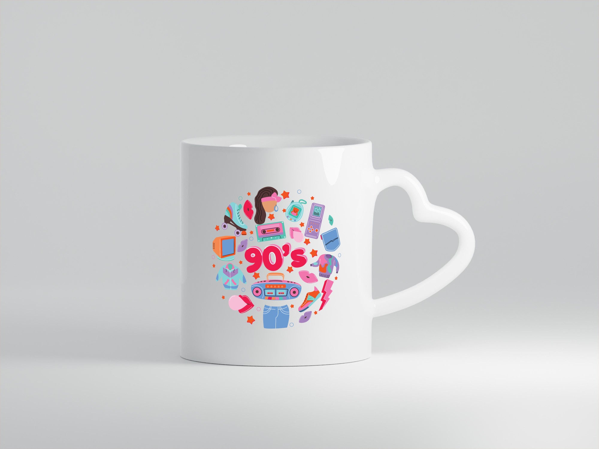 90er Jahre | Alte Zeit Nostalgie Humor Geschenkidee Tasse