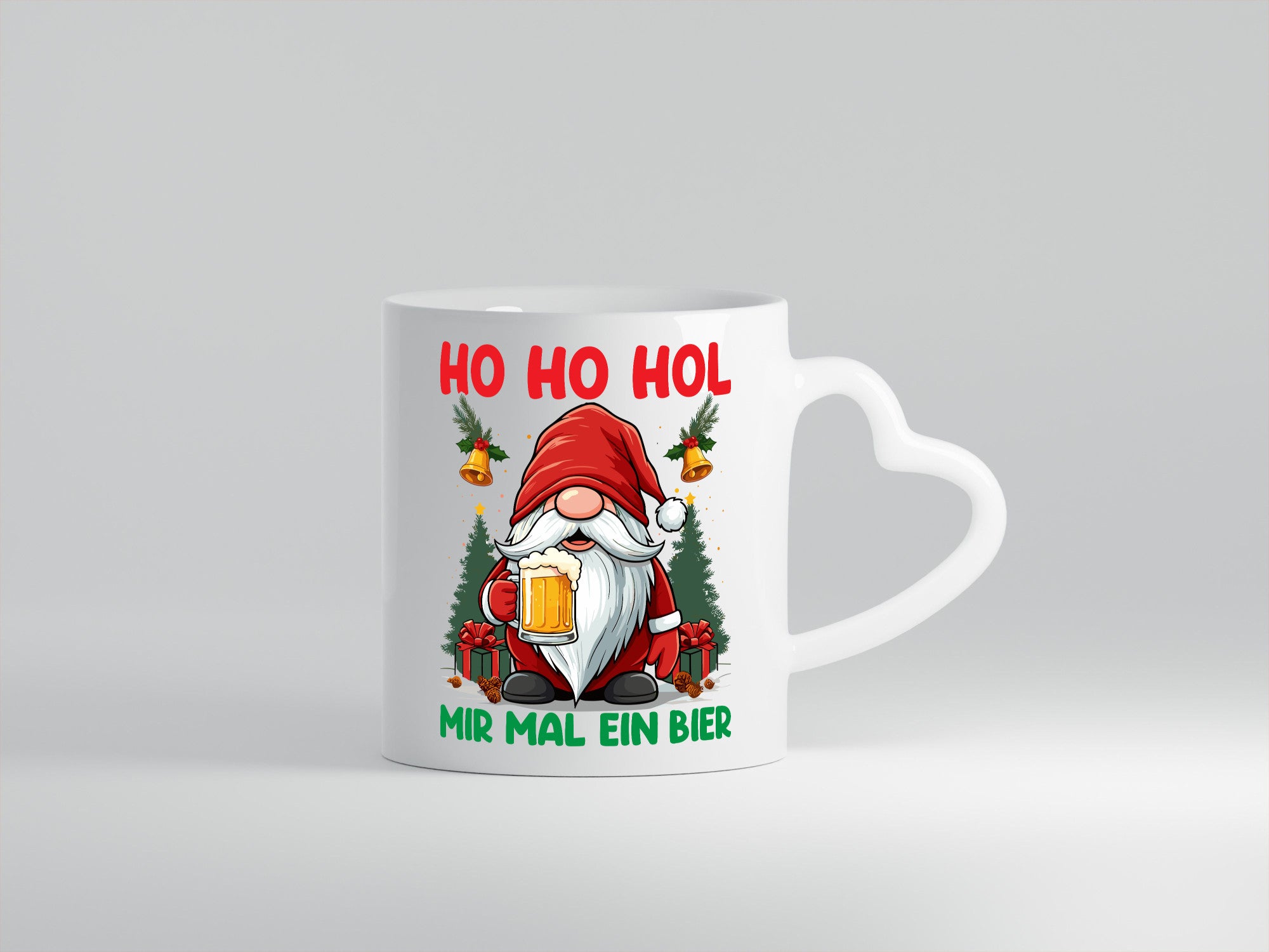 Hol mir mal ein Bier | Biertrinker Weihnachtsbier Humor Geschenkidee Tasse