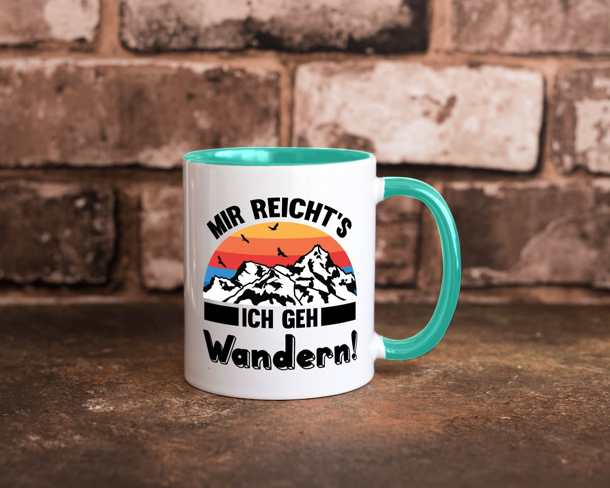 Mir reichts ich geh Wandern | Berge Laufen Natur Humor Geschenkidee Tasse