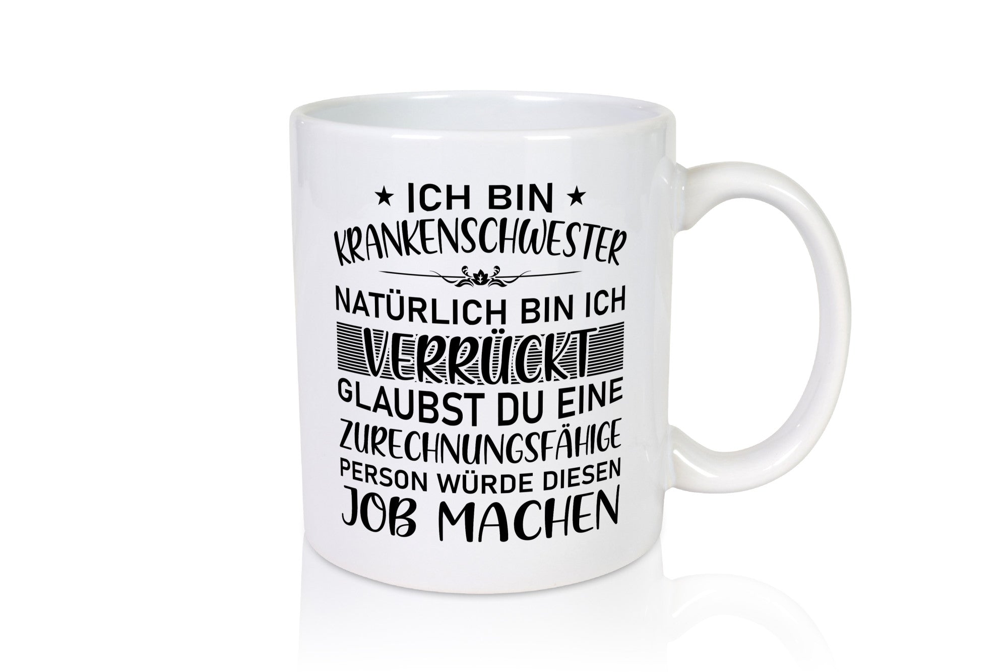 Verrückte Krankenschwester macht Job | Sternchen Geschenk Arbeit Kollegen Büro