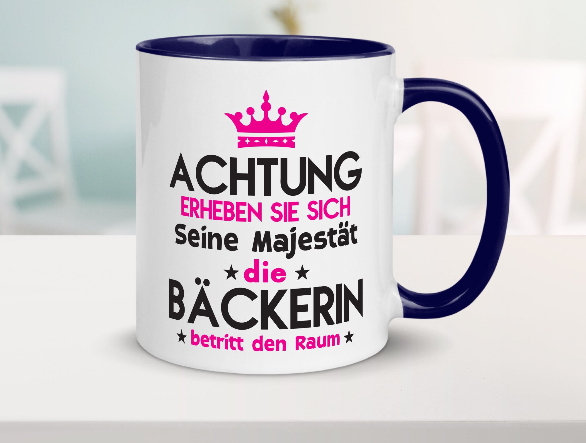 Seine Majestät Bäckerin | Bäckerei Frauen Backen Humor Geschenkidee Tasse