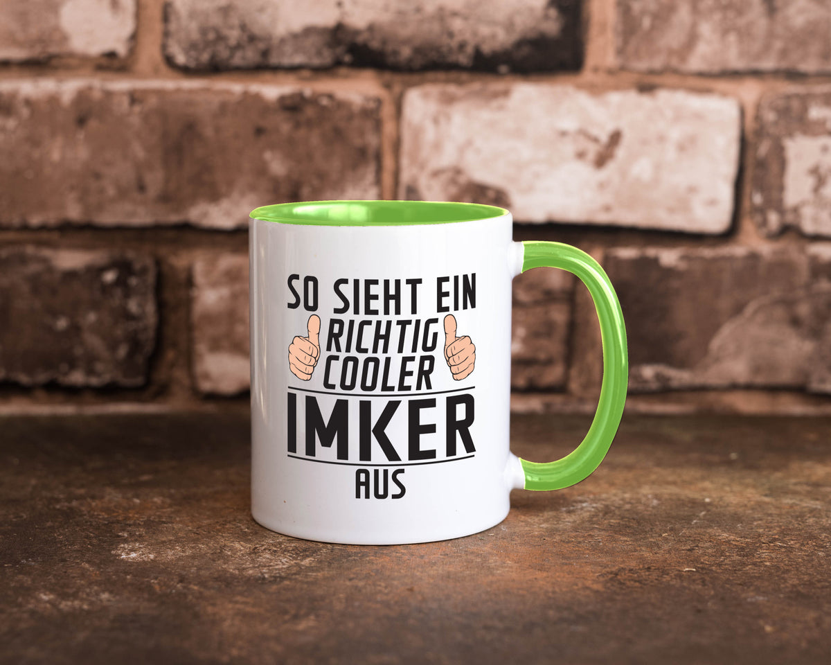 Richtig Cooler Imker | Imkerei Geschenkidee Humor Tasse