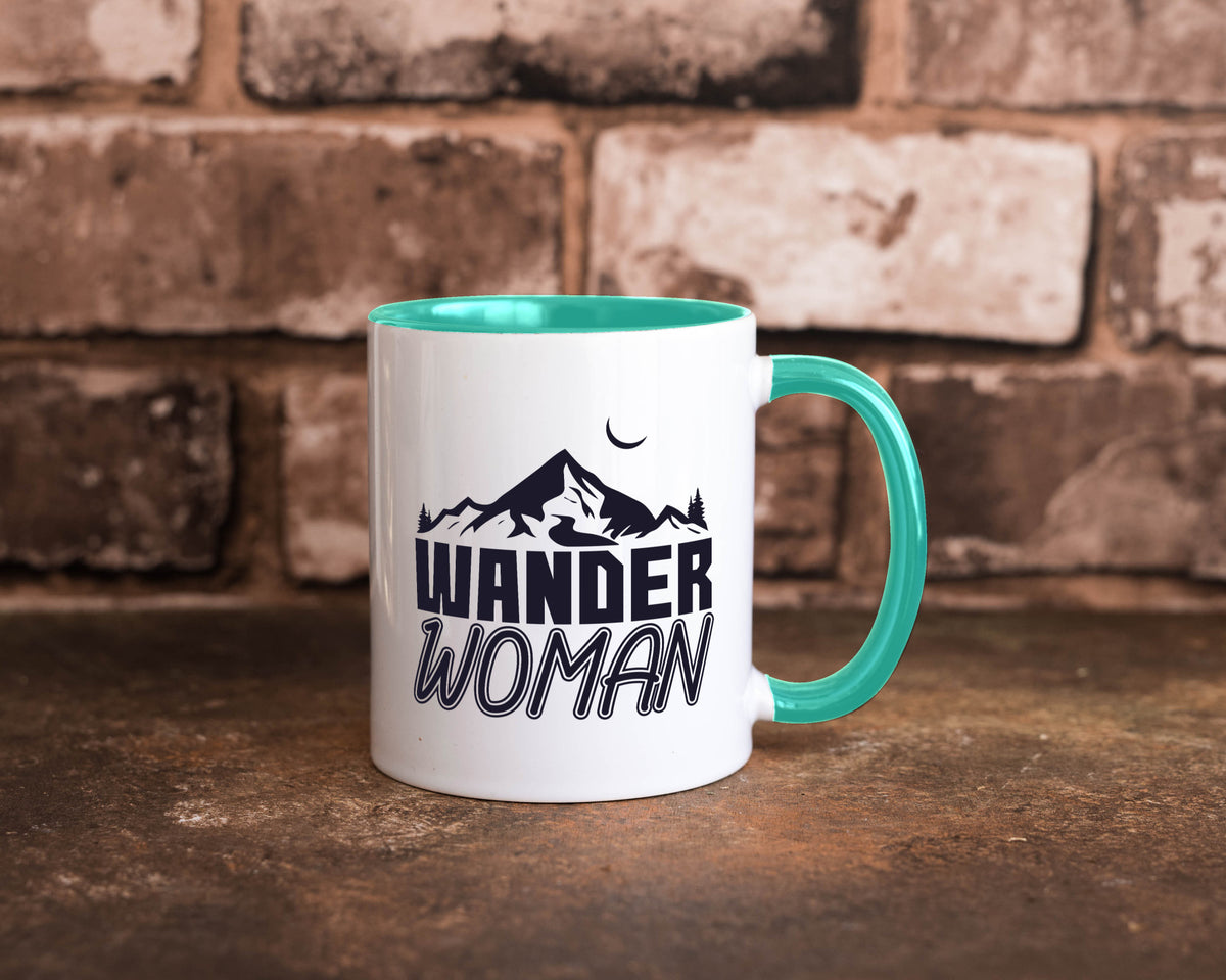 Wander Woman | Frauen Tasse Wanderer Bergsteigen lustig Familie Geschenkidee