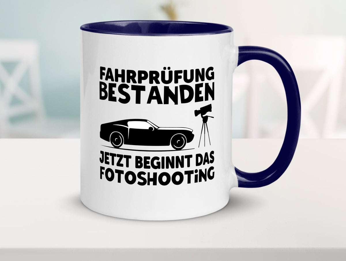 Fahrprüfung bestanden | Autofahren Führerschein Geschenk Humor Geschenkidee Tasse