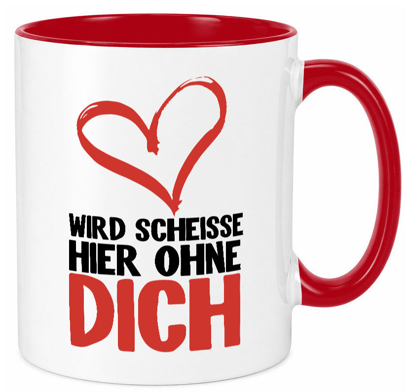 Wird Scheisse Geschenk Humor Geschenkidee lustiger Spruch Tasse
