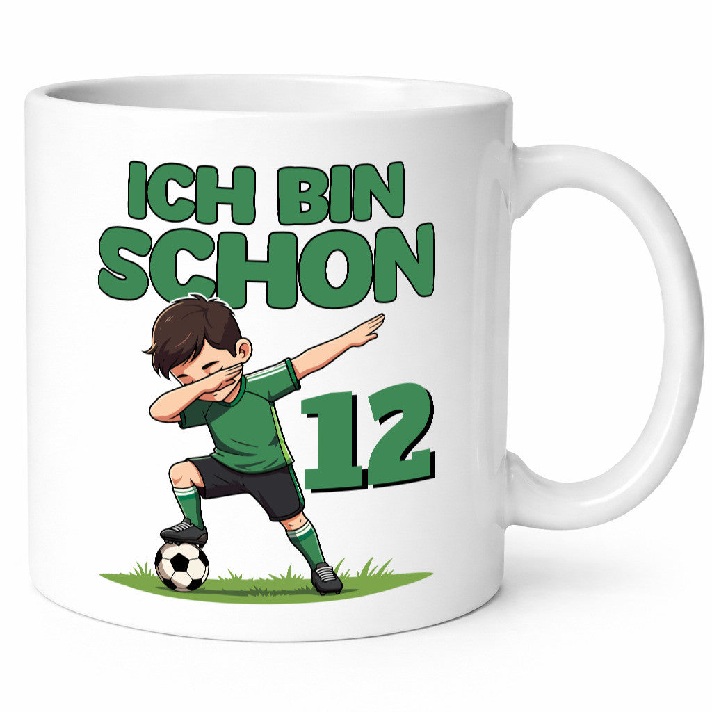 12. Geburtstag | 12 Jahre Fußballer Geschenkidee Humor Tasse