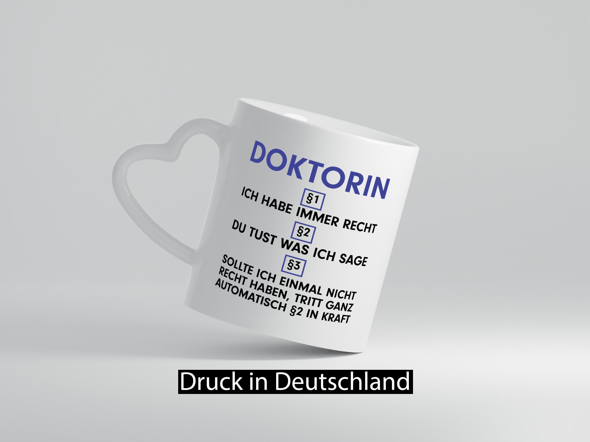 Ich habe immer Recht Doktorin | Doktorand Doktortitel lustig Humor Geschenkidee