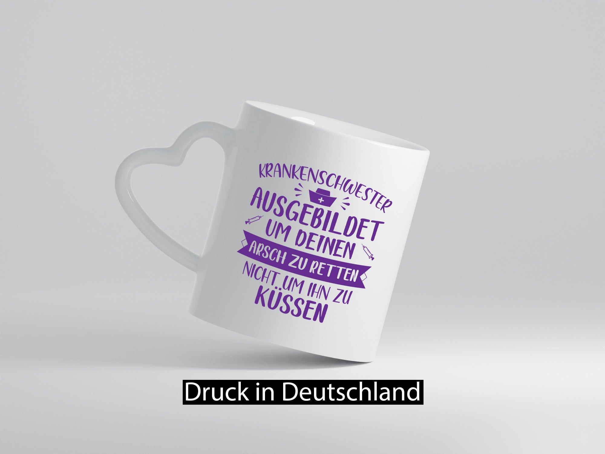 Ausgebildet um deinen Arsch zu retten | Spritzen Geschenk Humor Geschenkidee