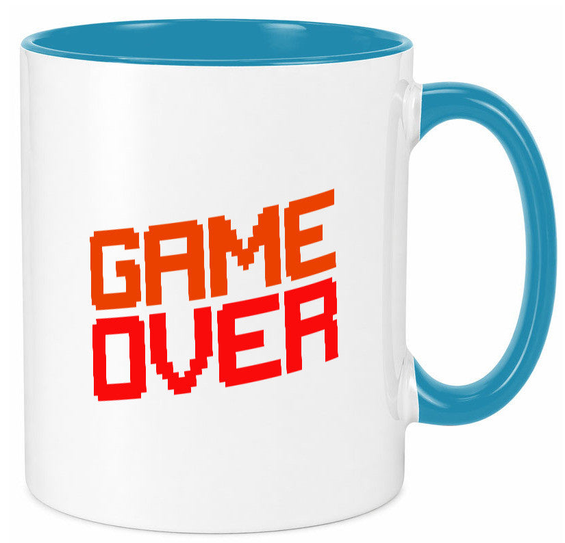 Game Over | Gamer Zocker Retro PC Nerd Pixel Geschenkidee Humor Tasse