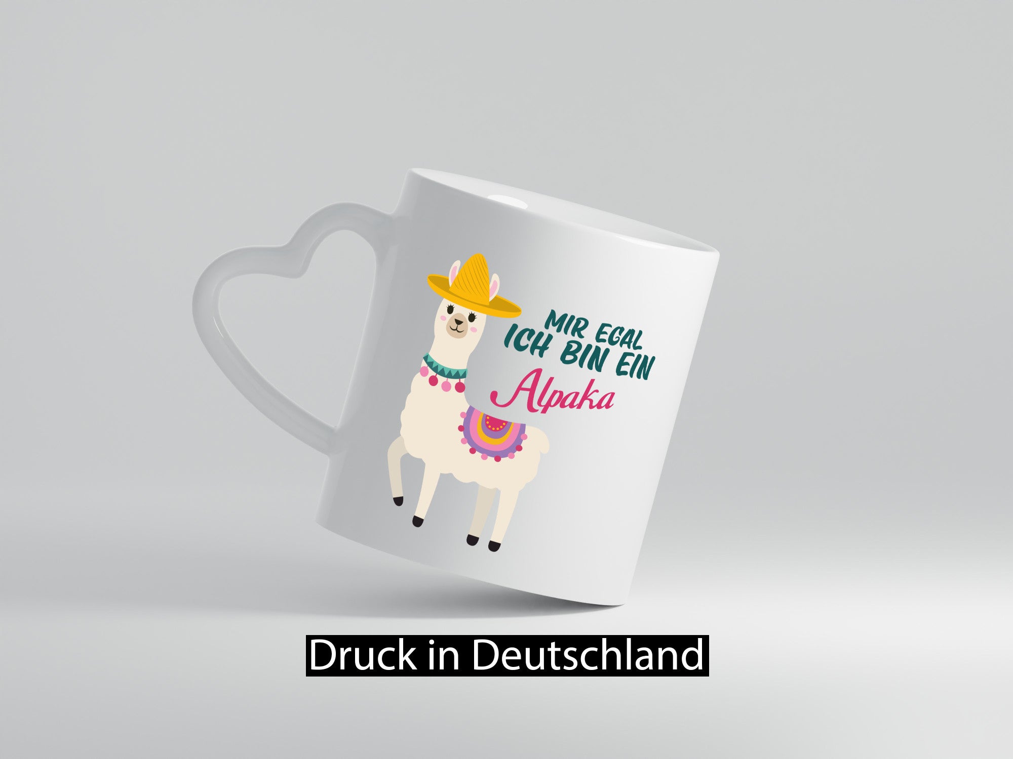 Mir egal ich bin ein Alpaka | Lama Spuckendes lustiger Spruch Geschenk Humor