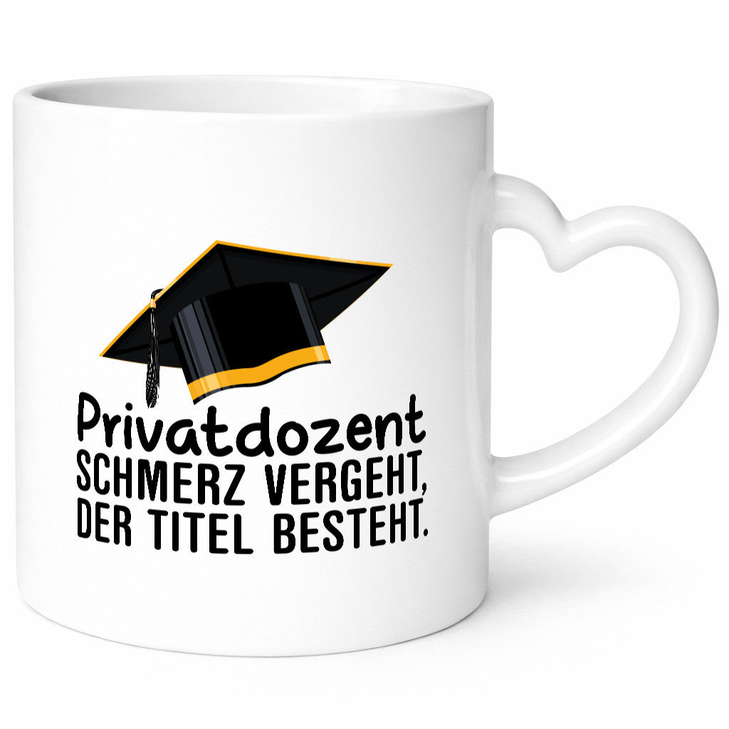 Privatdozent | Der Titel besteht Beachlor Humor Geschenkidee Tasse