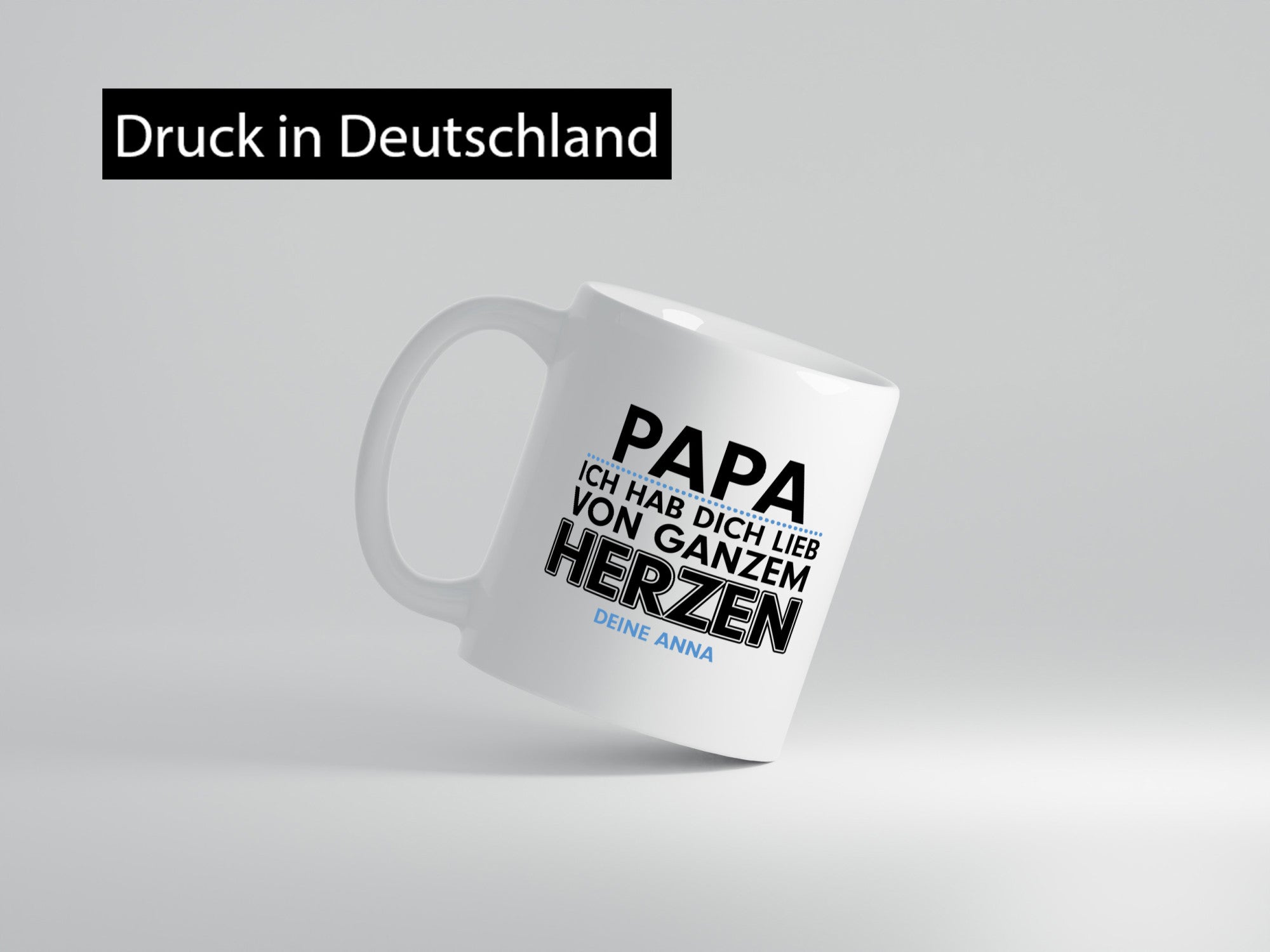 Papa Tasse | Tochter Vatertag schöner Spruch Geschenk Familie Geschenkidee