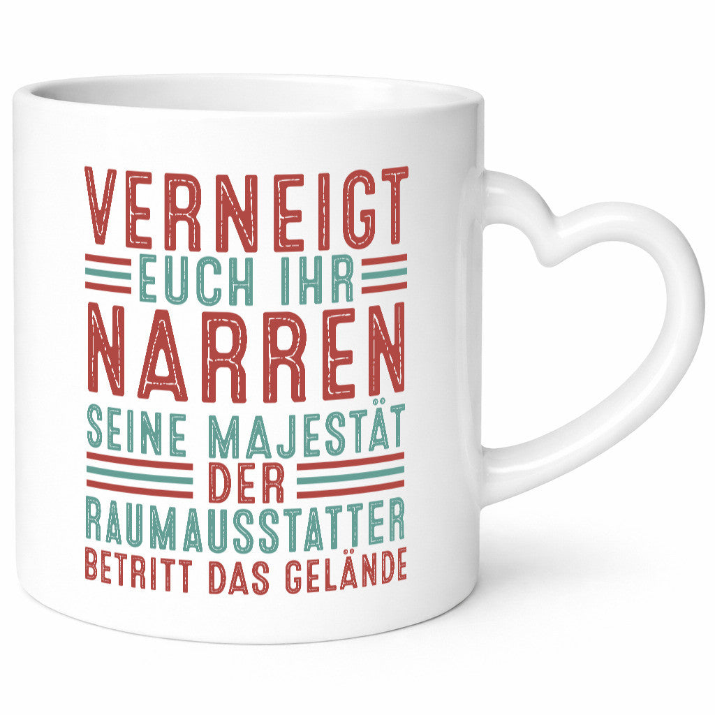 Verneigt euch: Raumausstatter | Wohn Ausstatter lustiger Spruch Geschenk Humor