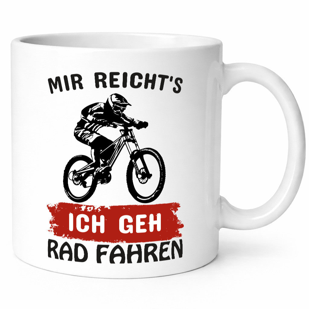 Ich geh Rad fahren | Radler Tasse Fahrradfahrer Humor Geschenkidee