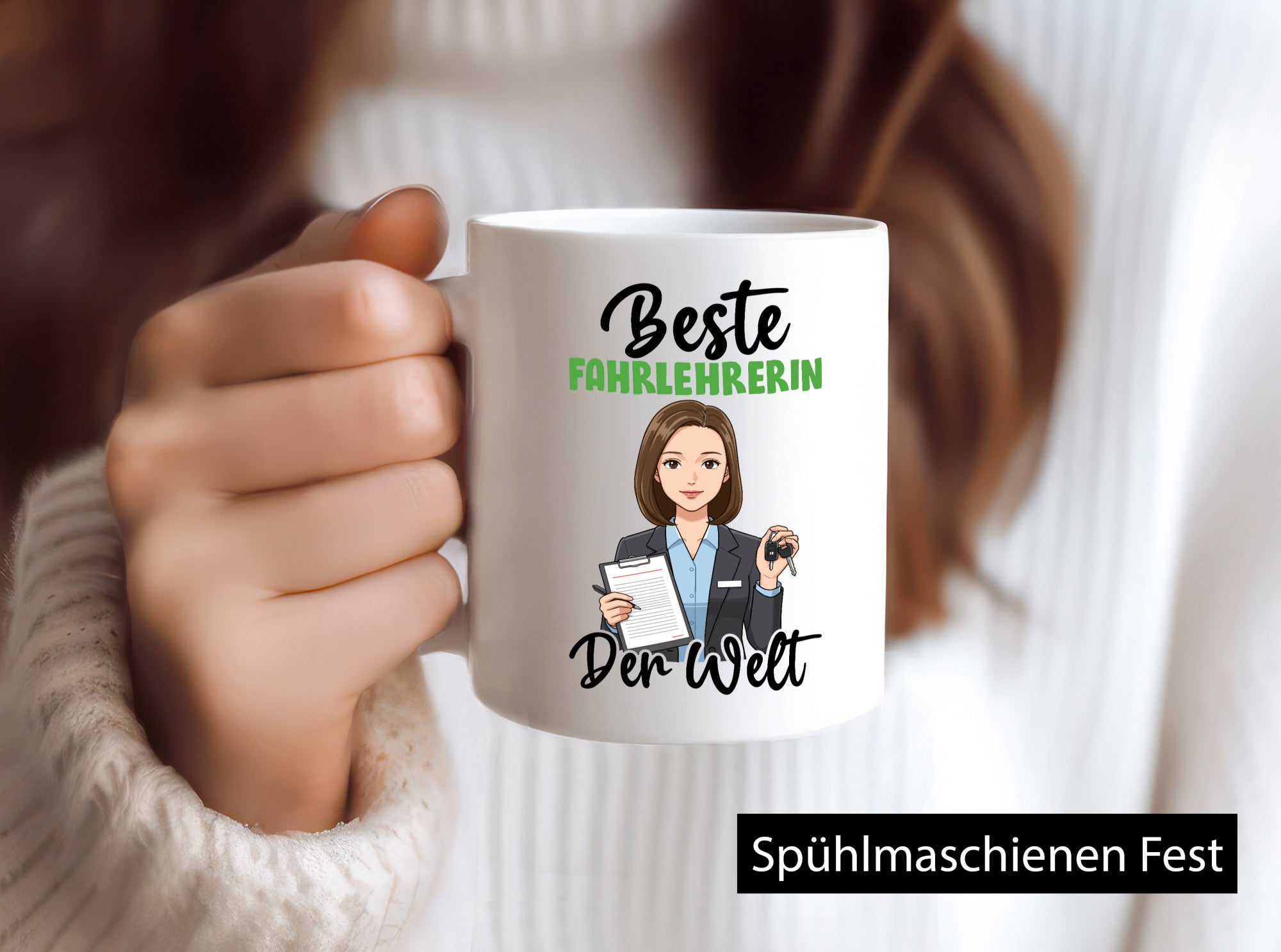 Beste Fahrlehrerin| Fahrschule v2 Geschenk Humor Geschenkidee lustiger Spruch