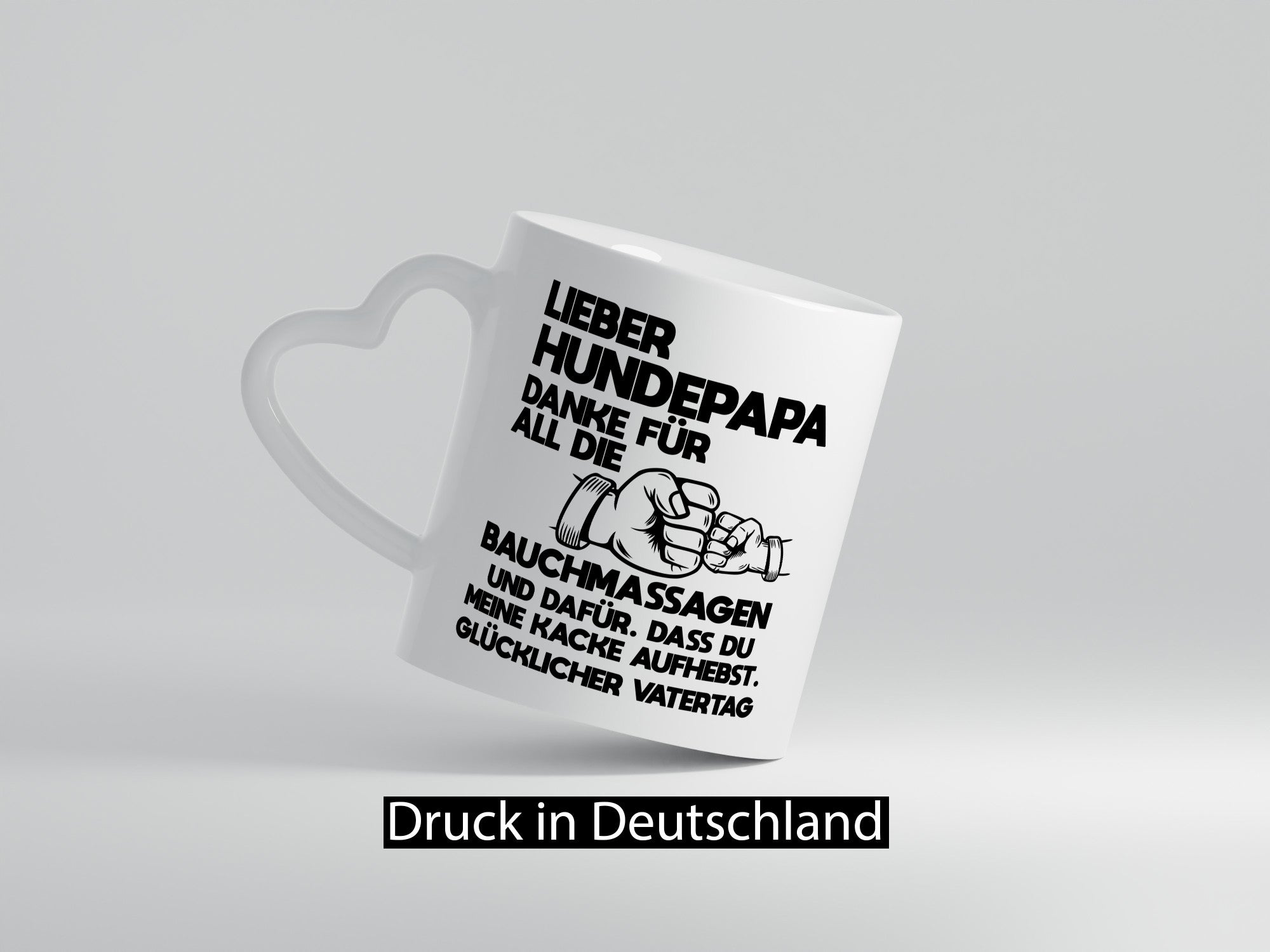 Hundepapa, danke Bauchmassagen, Kake aufheben | Vatertag Geschenkidee Familie