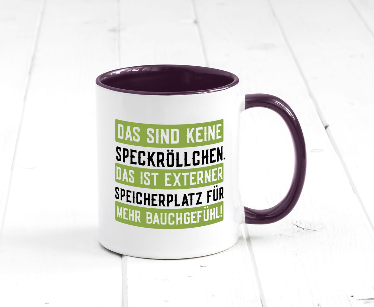 Keine Speckröllchen | Softwareentwickler PC Körperfülle Geschenkidee Humor Tasse