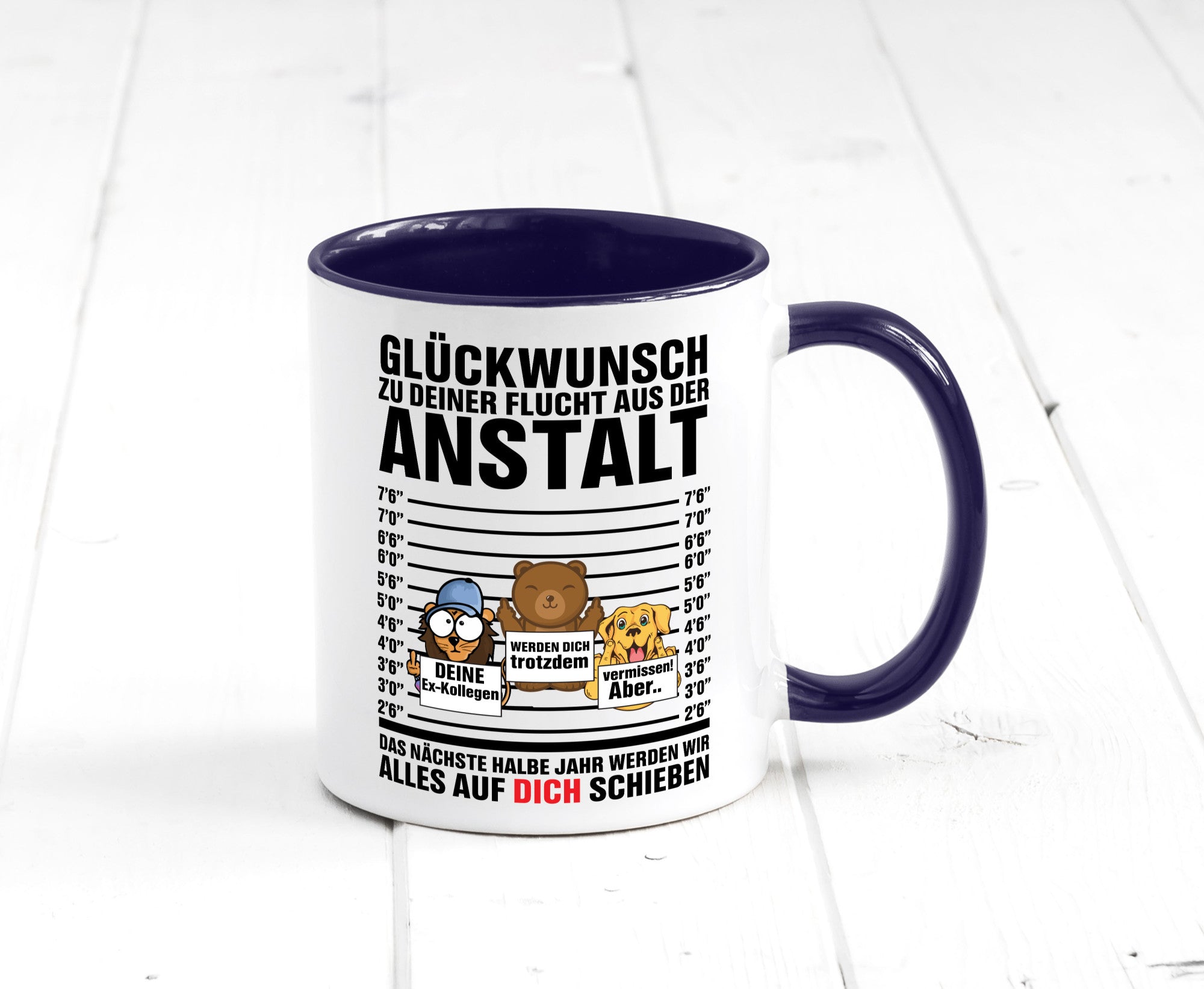 Glückwunsch zur Flucht | Arbeitskollegen Berufswechel Humor Arbeit Kollegen