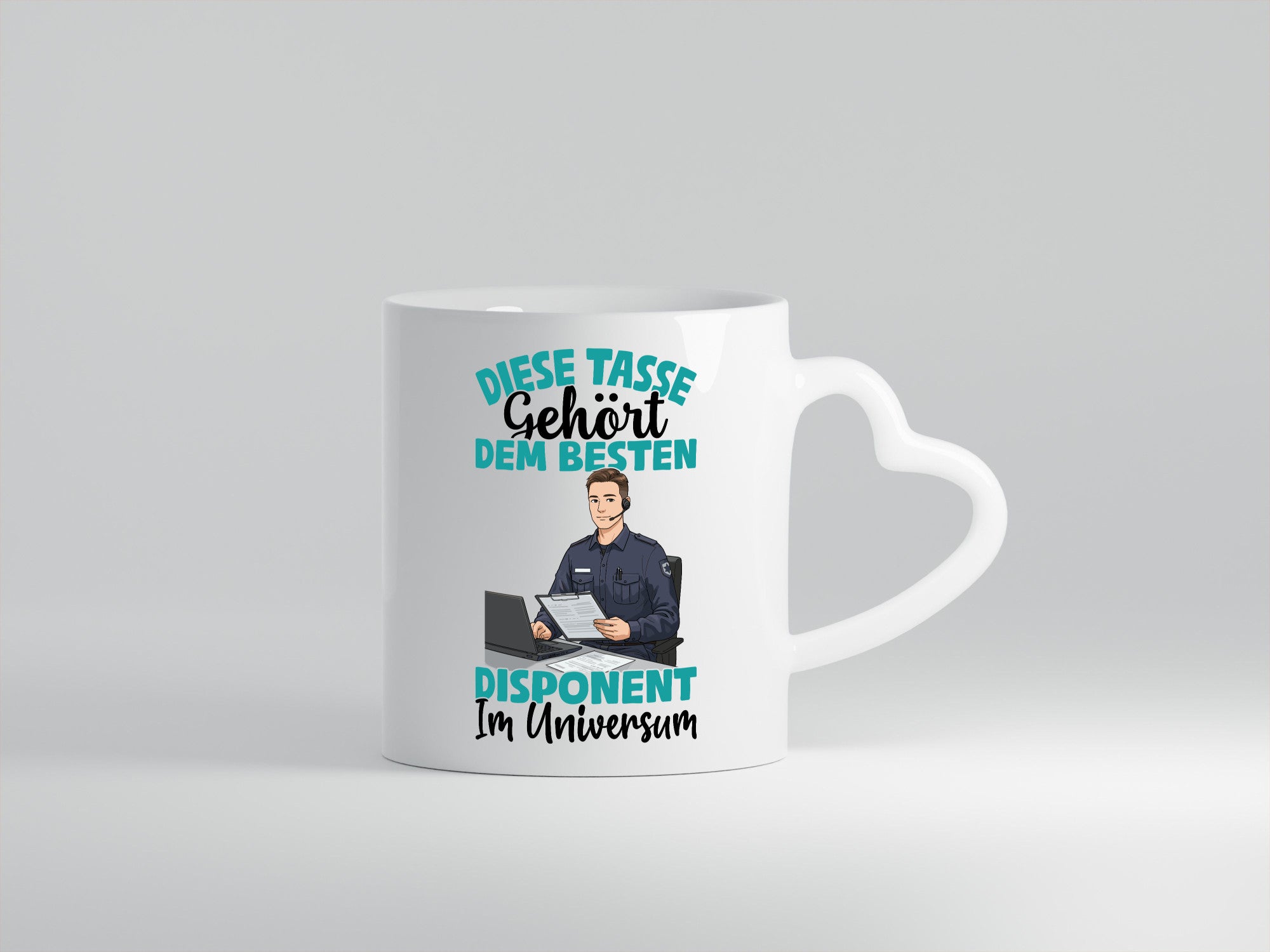 Im Universum: Disponent | Zuteiler Humor Geschenkidee Tasse