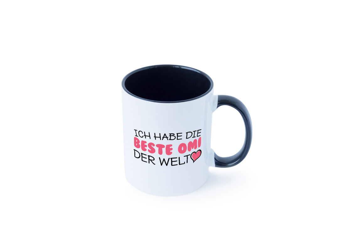 Beste Omi der Welt | Oma Tasse Geburtstag Muttertag lustig Familie Geschenkidee