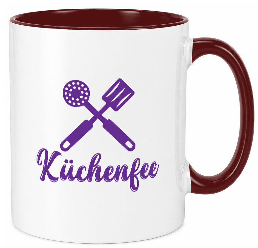Küchenfee | Mama kocht am besten Muttertag Geschenkidee Familie Humor Tasse