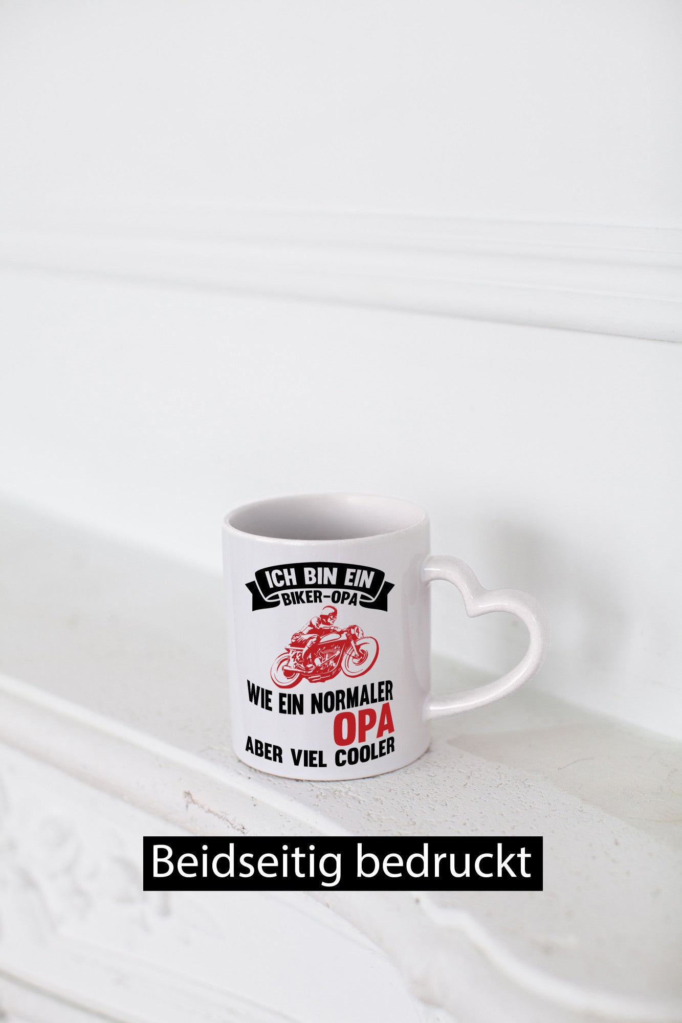 Biker Opa | Cooler Großvater lustig Familie Geschenkidee Geschenk Tasse