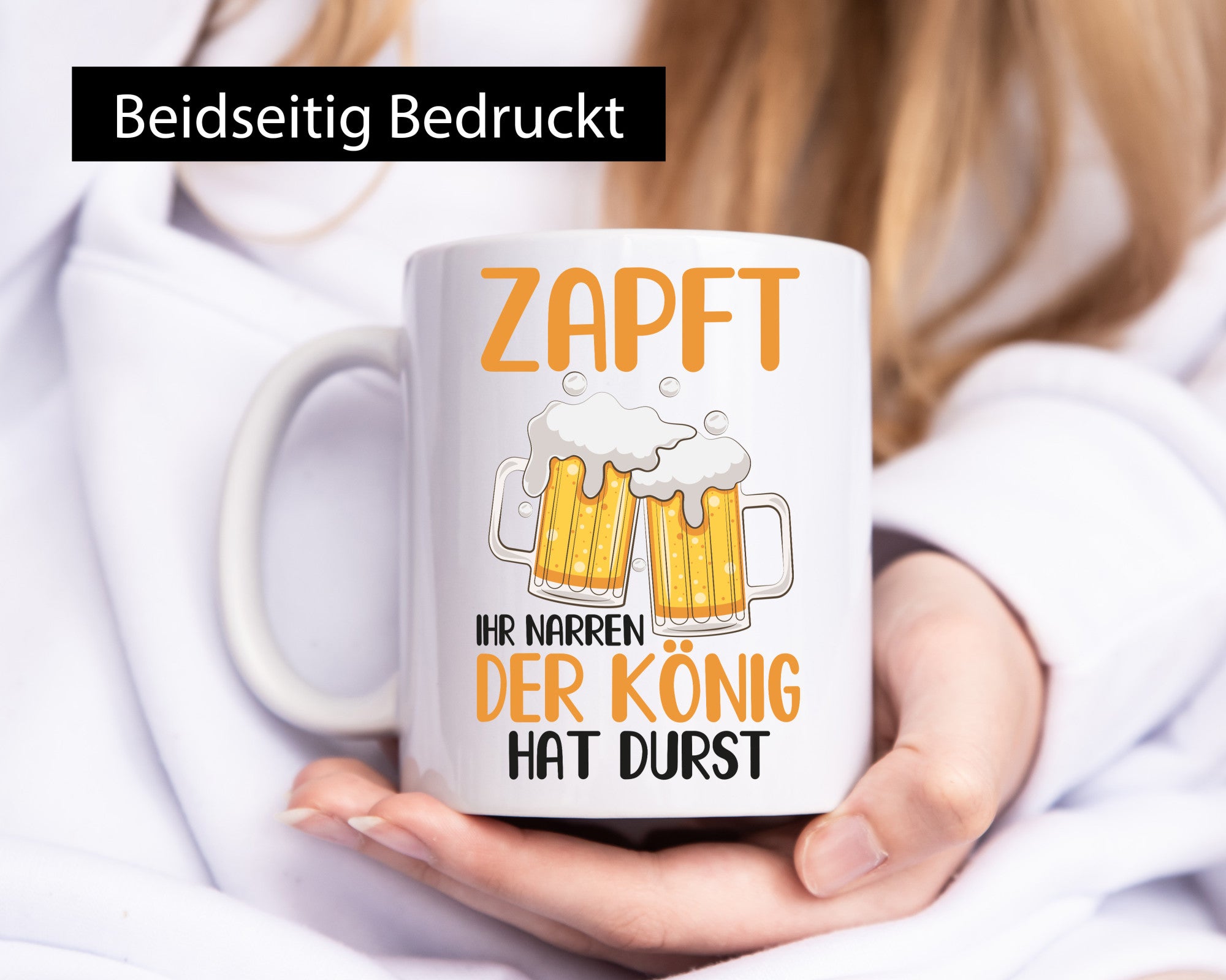 Zapft ihr Narren | König Biertrinker Bier Pils Party Geschenkidee Humor Tasse
