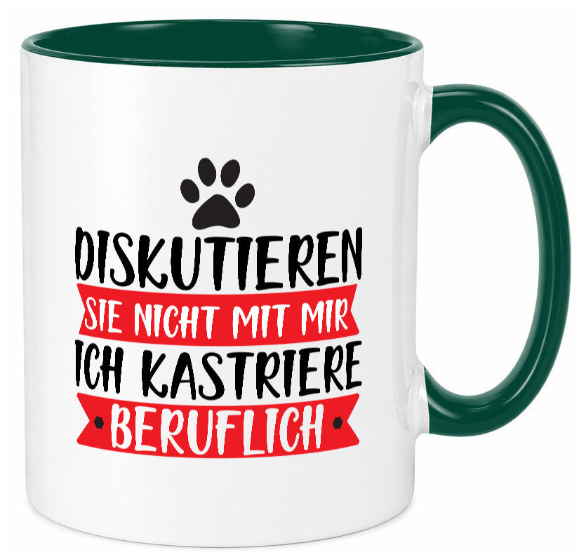 Ich kastriere beruflich | Tierarzt Tierliebhaber Geschenkidee Arbeit Kollegen