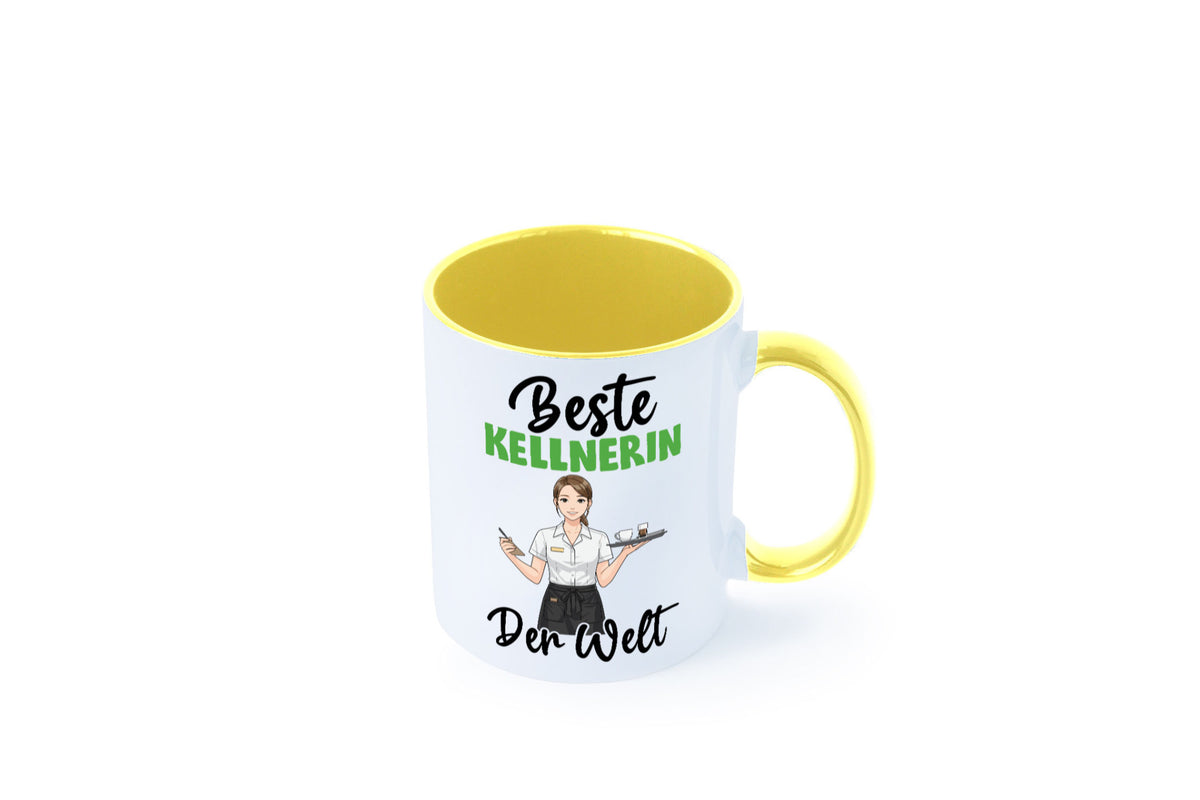 Beste Kellnerin | Beruf kellnern Bedienung v2 Humor Arbeit Kollegen Büro Tasse