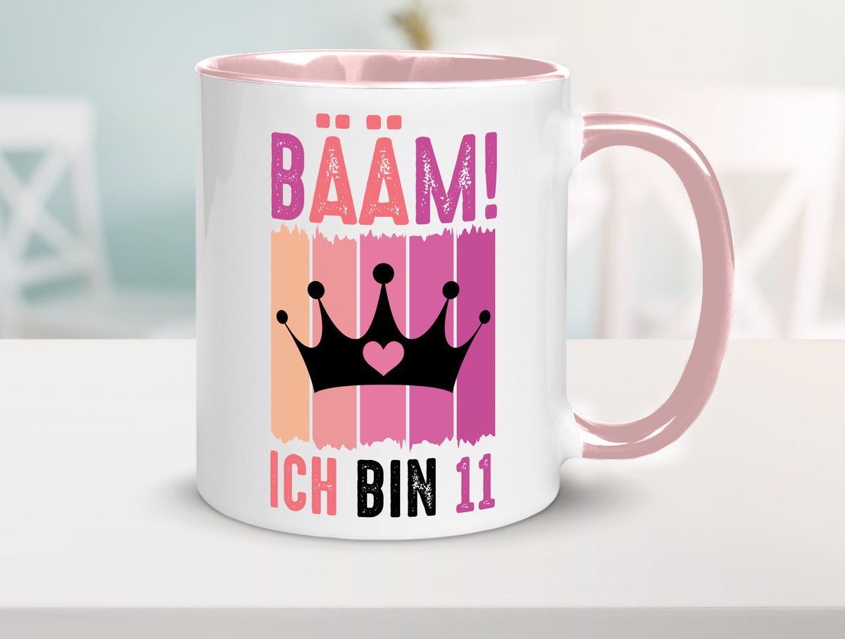 11. Geburtstag | 11 Jahre Bääm ich bin Krone Humor Geschenkidee Tasse
