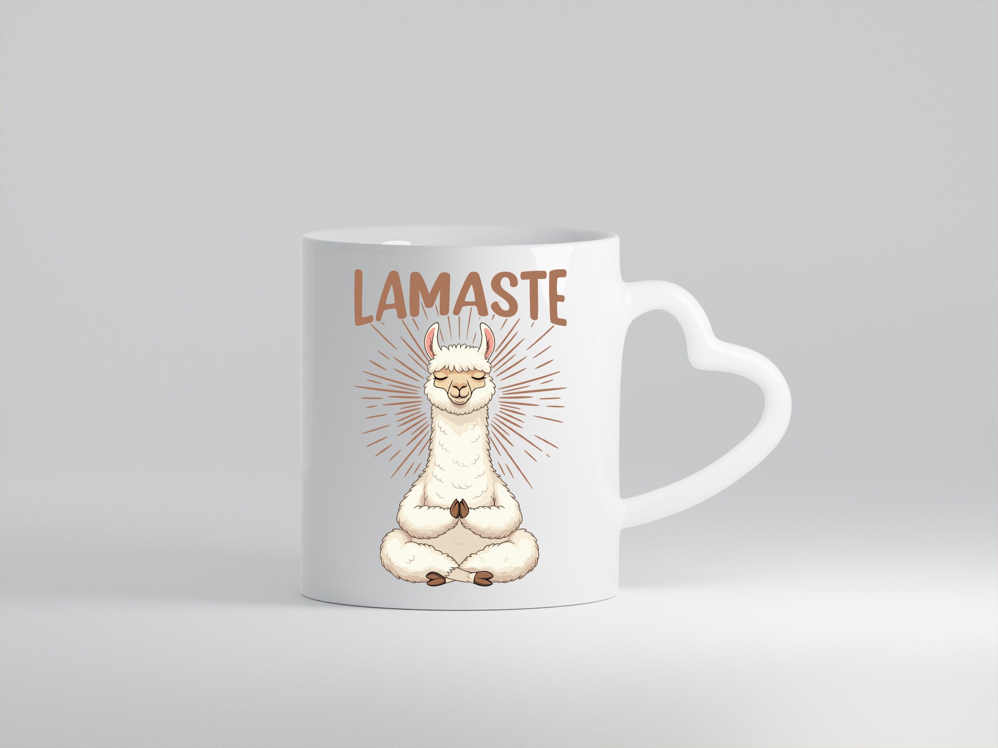 Lamaste | Lama Namaste lustiger Spruch Geschenk Humor Geschenkidee Tasse