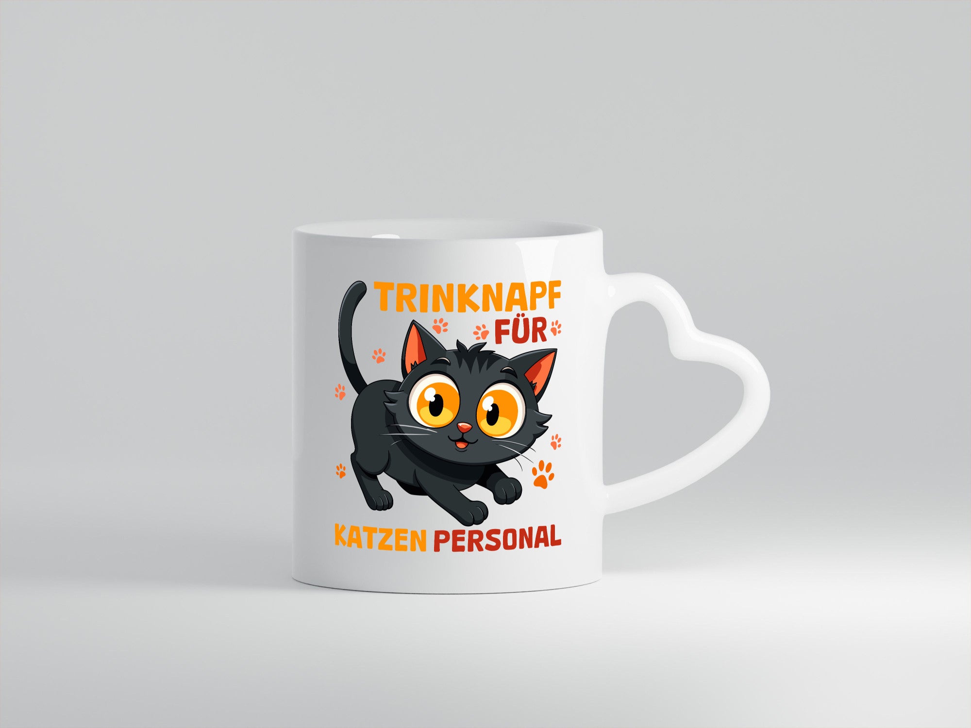 Katzen Personal | Katzenbesitzer Tasse Katze Humor vl3 Geschenkidee