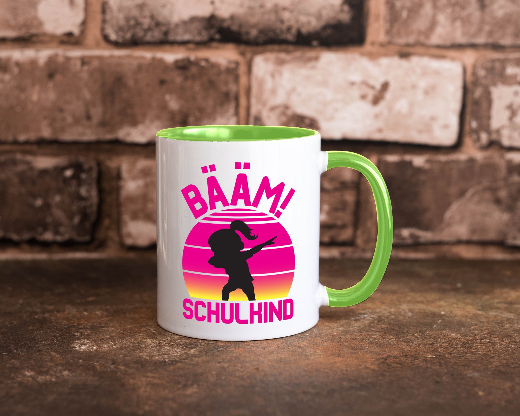 Bääm Schulkind | Einschuldung Schulanfang Geschenkidee Humor Tasse