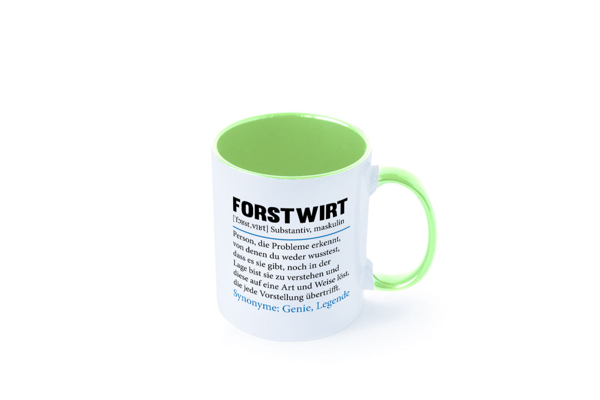 Forstwirt | Spruch Beruf Waldarbeiter lustig Geschenkidee Arbeit Kollegen Büro Tasse