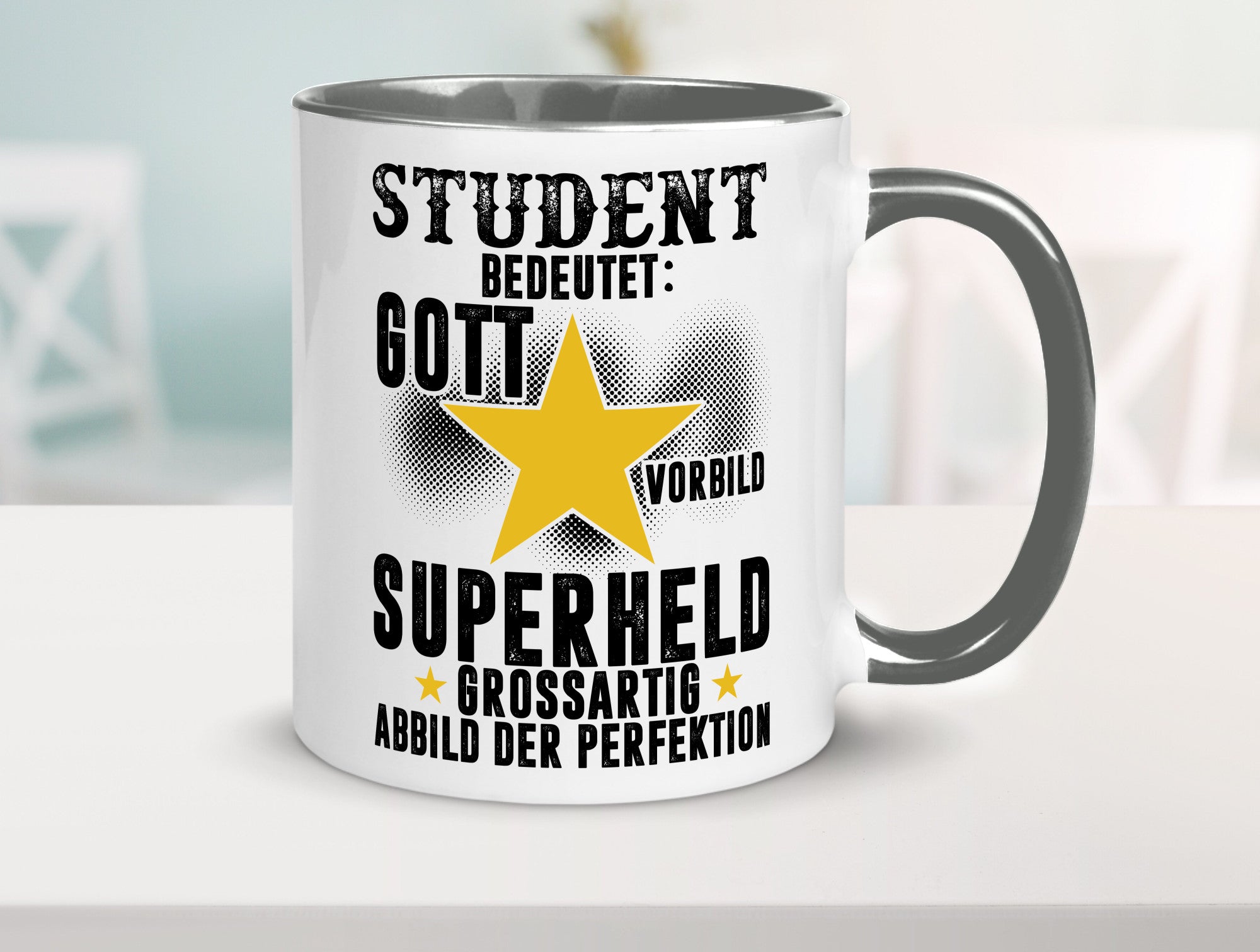Bedeutung von Student | Universität Uni Studium Geschenkidee Humor Tasse