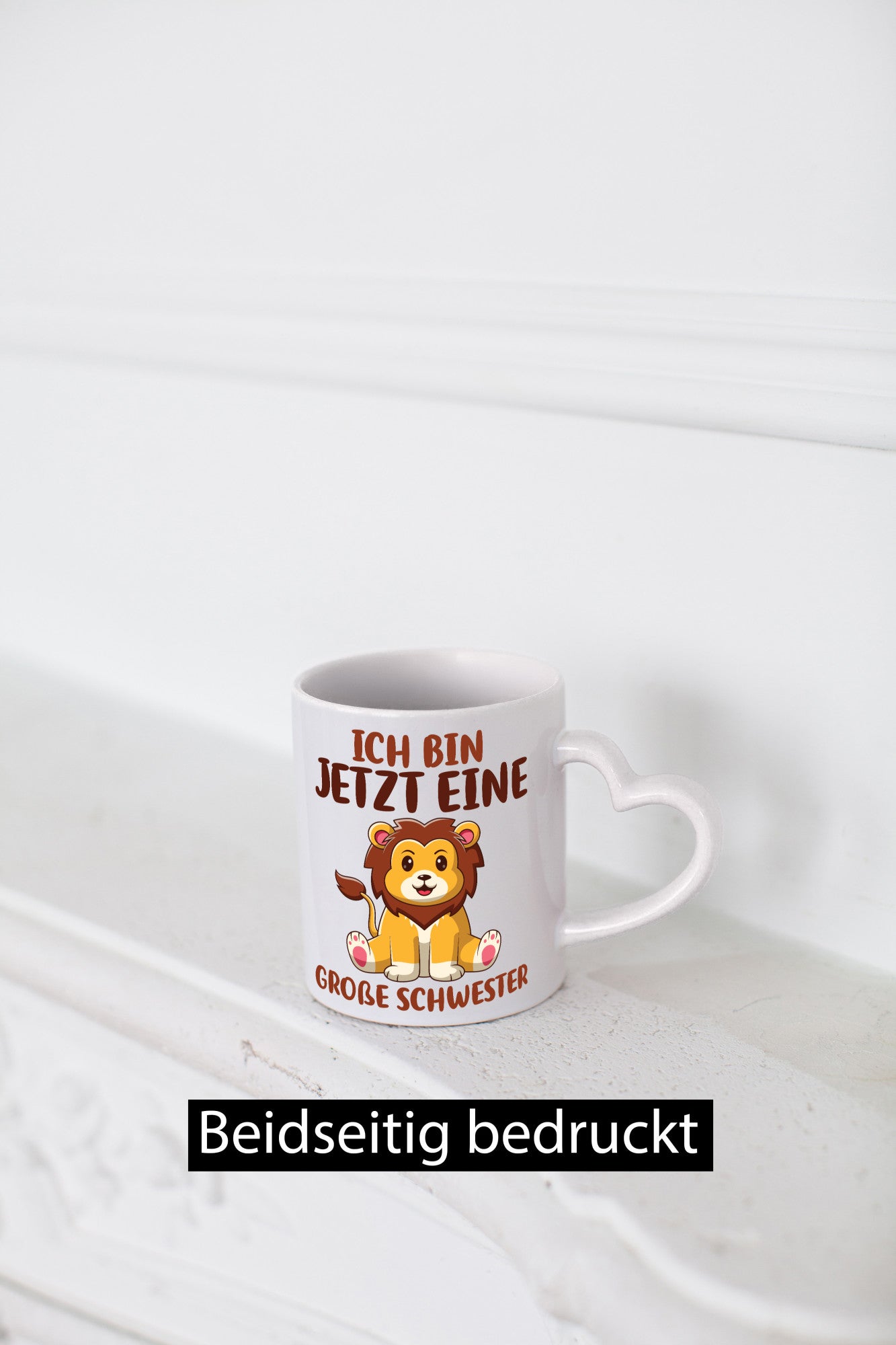 Ich bin jetzt eine Große Schwester | Löwen Geschwister Geschenk Humor