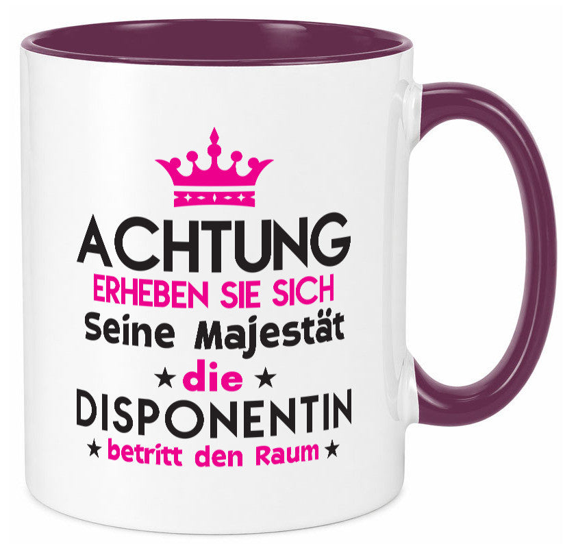 Seine Majestät Disponentin | Zuteilerin Geschenk Humor Geschenkidee lustiger