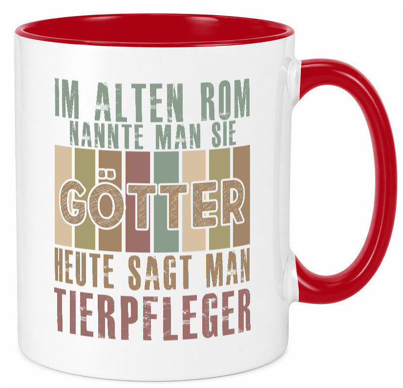Heute sagt man: Tierpfleger | Pflegeberuf Tierheim lustiger Spruch Geschenk Tasse