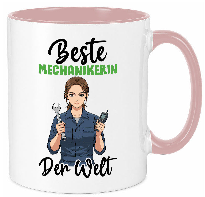 Beste Mechanikerin | KFZ v2 Humor Geschenkidee Tasse