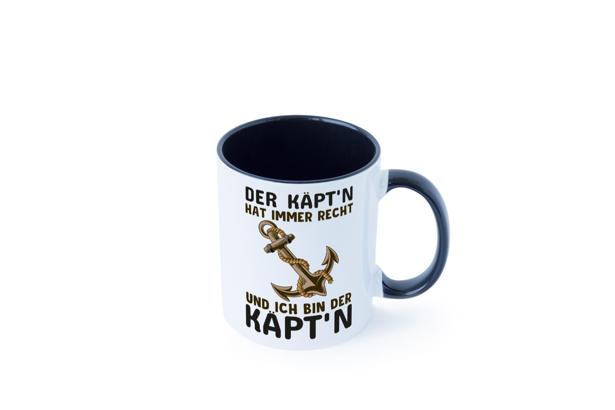 Der Kapitän | Käpt?n Tasse Schifffahrer Boot lustig Humor Geschenkidee Geschenk