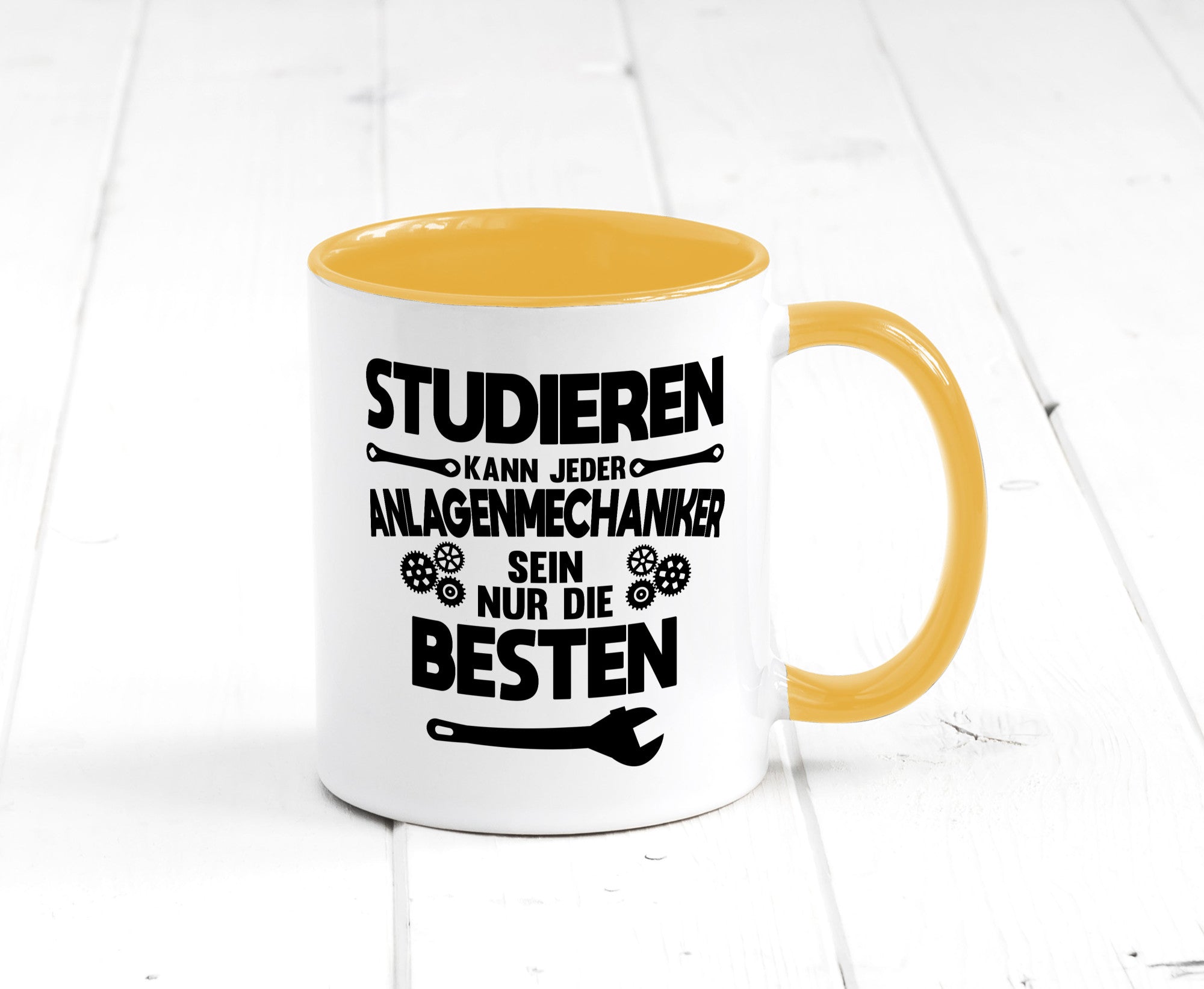 Nur die besten werden Anlagenmechaniker Humor Geschenkidee Tasse