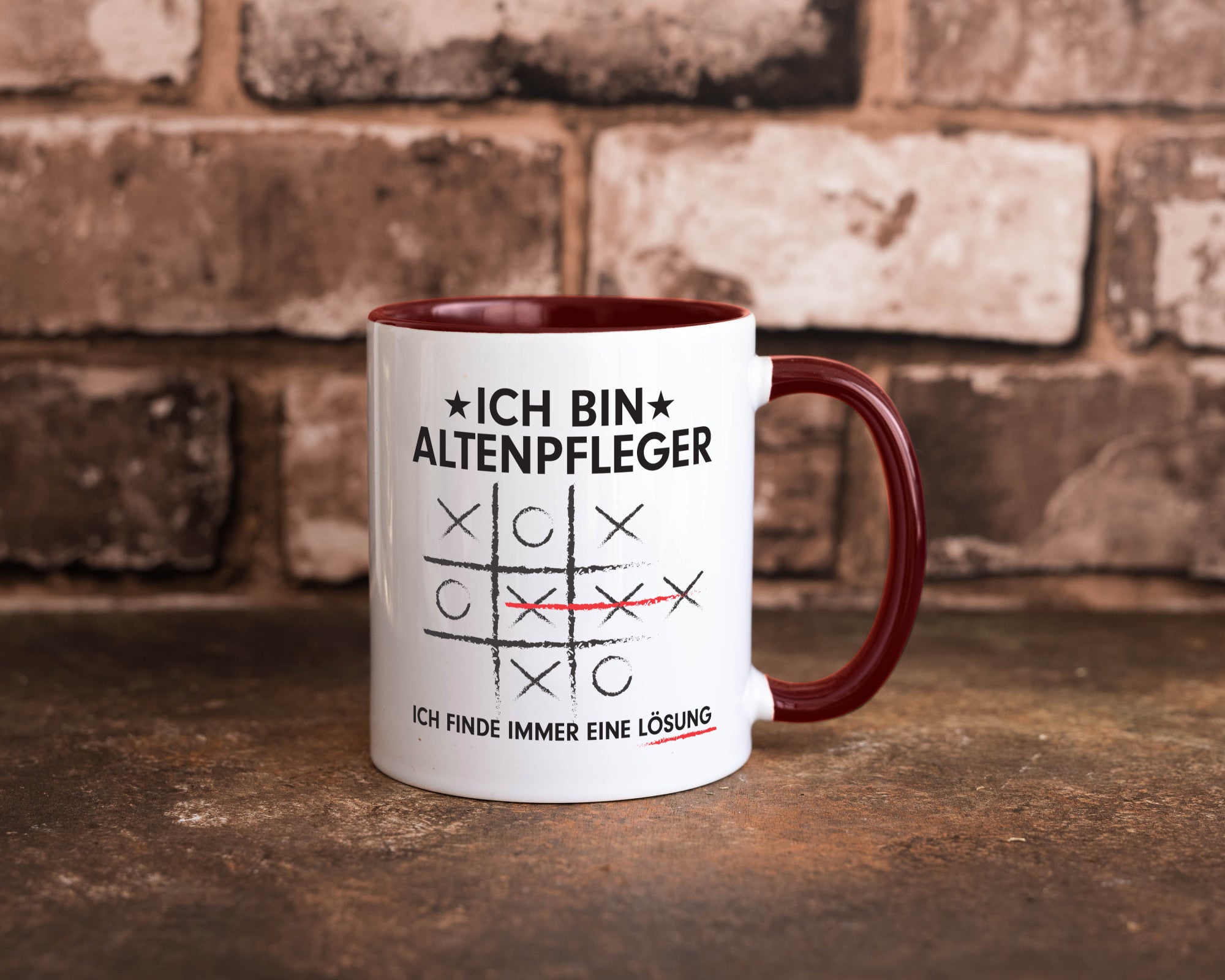 Lösung finden: Altenpfleger | Pflegepersonal v2 lustiger Spruch Geschenk Humor
