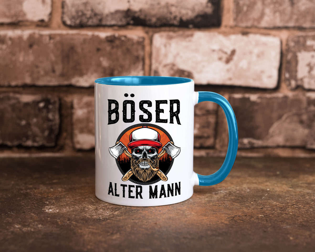 Böser alter Mann Humor Geschenkidee Tasse