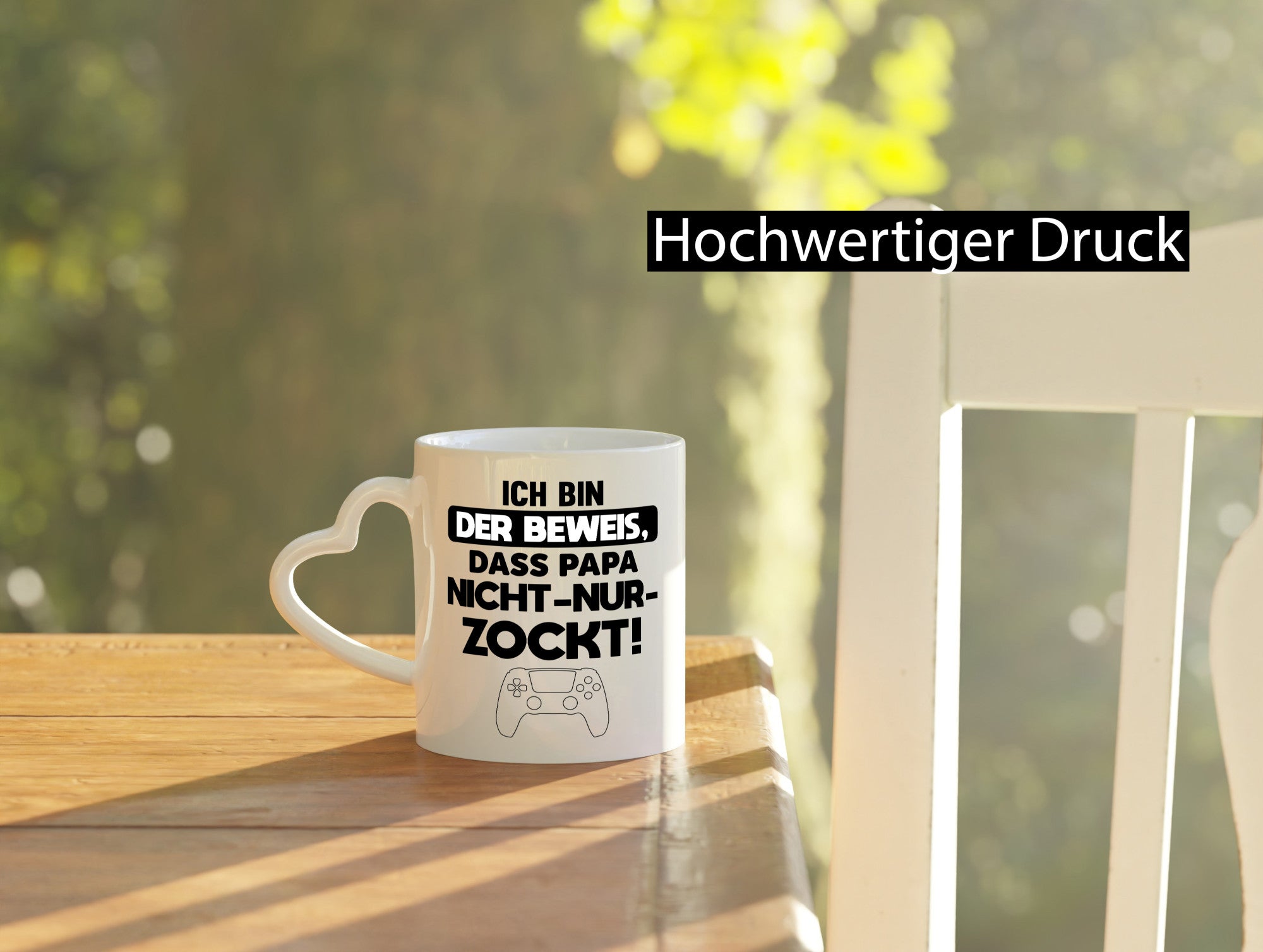 ich bin der Beweis dass papa nicht nur Zockt | Zocker Geschenk Humor