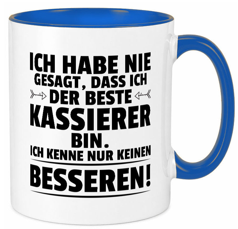 Der Beste Kassierer Geschenk Humor Geschenkidee lustiger Spruch Tasse