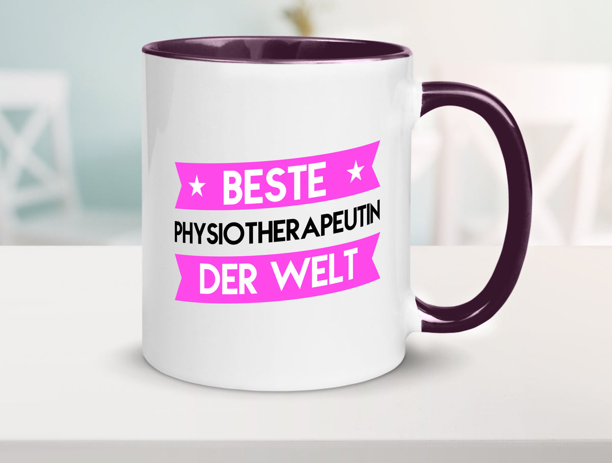 Beste Physiotherapeutin Humor Geschenkidee Tasse