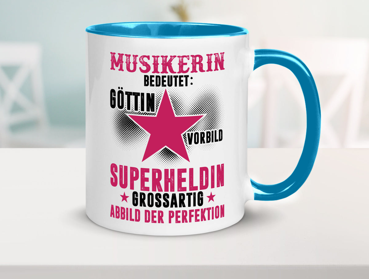 Bedeutung von Musikerin | Musik Musikantin Geschenk Humor Geschenkidee lustiger Tasse